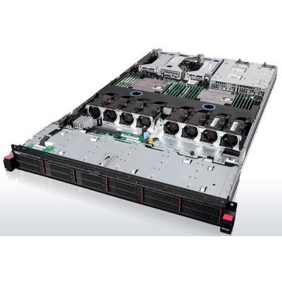   Lenovo ThinkServer RD550 (70CV000WEA) E5-2609v3, 8GB DDR4, no HDD (up to 4x3.5" HotPlug HDD), RAID510i, DVDRW, QP 1GbE, 750W, 1U, Rails, 3y - #1