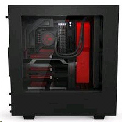     NZXT S340 Black/red - #1