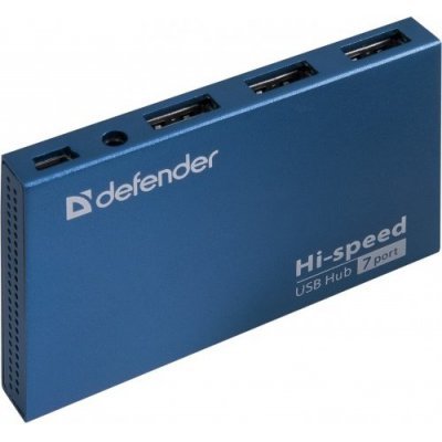  USB  Defender Septima Slim USB2.0, 7, 2A - #1