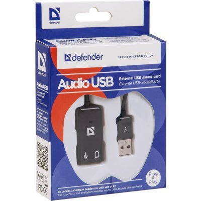     Defender Audio USB USB - 23,5  jack, 0.1  - #1