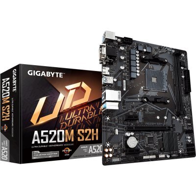     Gigabyte A520M S2H Soc-AM4 AMD A520 2xDDR4 mATX AC`97 8ch(7.1) GbLAN RAID+VGA+DVI+HDMI - #4