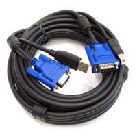  D-Link DKVM-CU5, Cable for KVM Products, 2 in 1 USB KVM Cable, 5m (15ft) / DKVM-CU5