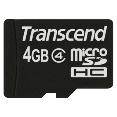    Transcend 4Gb microSDHC Class 4 No Box & Adapter (TS4GUSDC4)