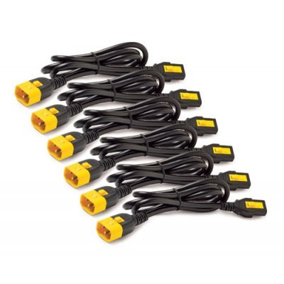    APC Power Cord Kit (6 ps), Locking, IEC 320 C13 to IEC 320 C14, 10A, 208/230V, 1,2 m (AP8704S-WW)
