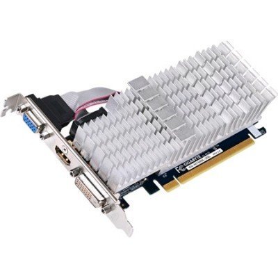    Gigabyte GeForce GT 730 902Mhz PCI-E 2.0 2048Mb 1800Mhz 64 bit DVI HDMI HDCP Silent