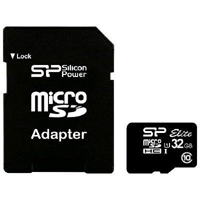   Silicon Power ELITE 32GB microSDHC UHS Class 1 Class 10 + SD adapter