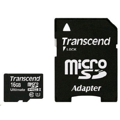    Transcend 16GB MicroSDHC Class 10 TS16GUSDHC10U1