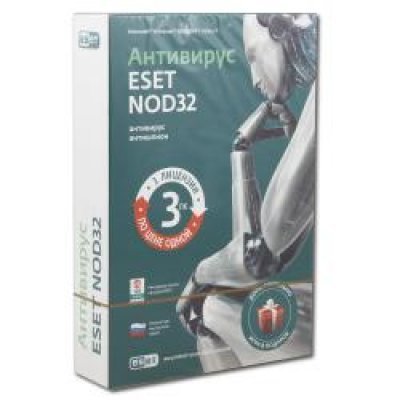   ESET NOD32 + Bonus -  1   3 (BOX)