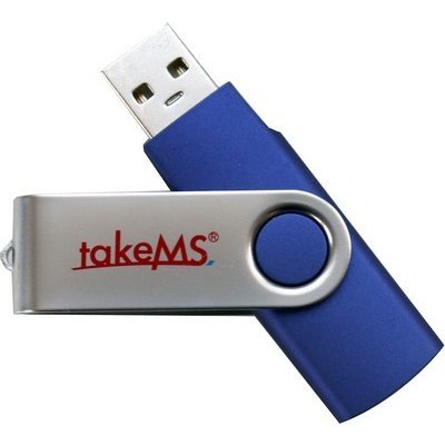   4Gb takeMS MEM-Drive 2.0 Mini RUBBER Blue (TMS4GUMIR1R01)